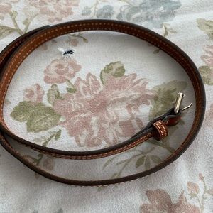 Cross body leather bag